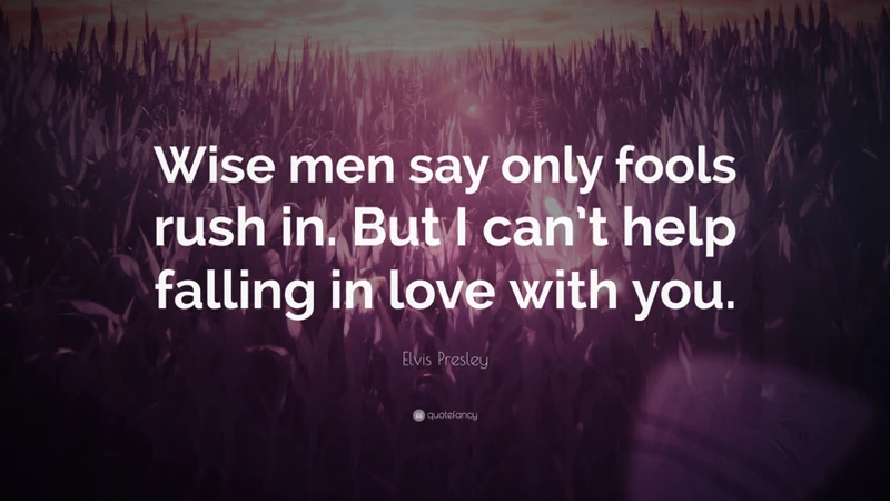 2. 'Can'T Help Falling In Love' Von Elvis Presley