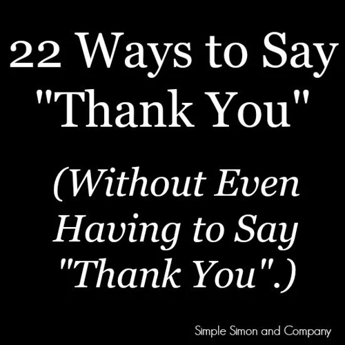 Wie Man Danke Sagt, Ohne Worte Zu Verwenden