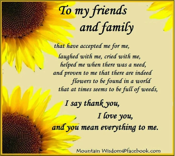 Dankessprüche Für Freunde Und Familie