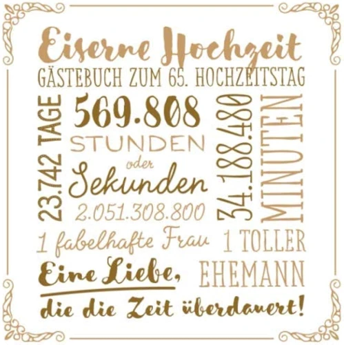 Was Ist Eine Eiserne Hochzeit?